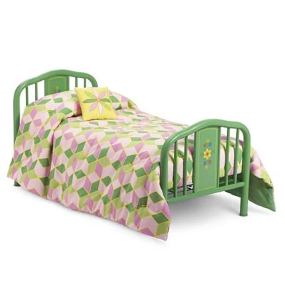 American Girl Kit’s Bed and Quilt Set (RARE)